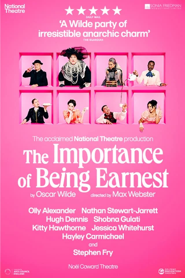 The Importance of Being Earnest — London Theatre — 2025 production poster