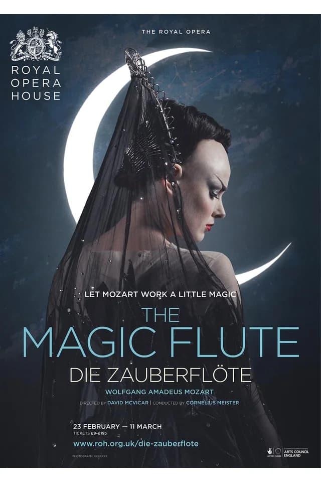 The Magic Flute — Damien Frost — Royal Opera 2017 poster design