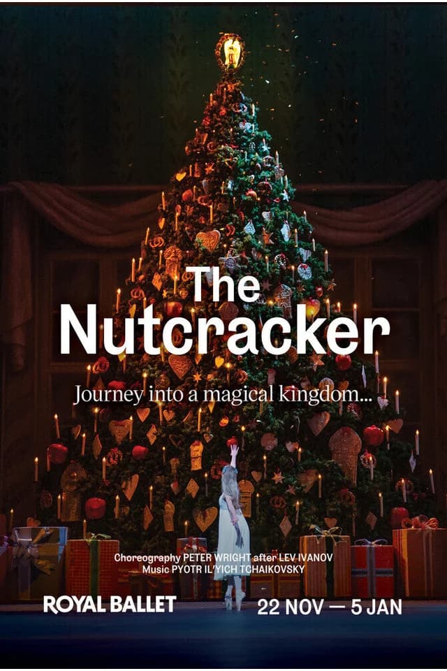 The Nutcracker — Royal Ballet and Opera — 2025 production poster