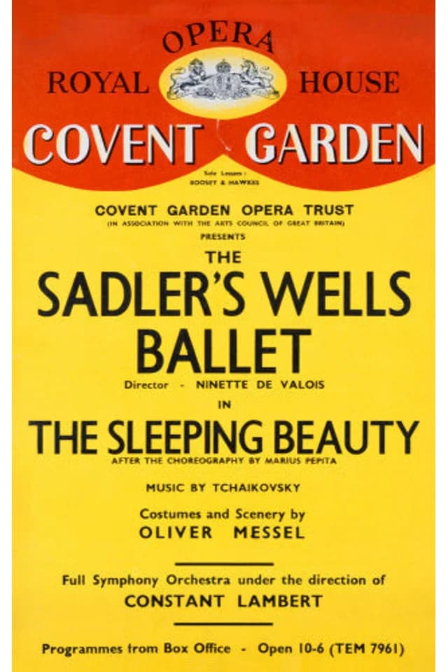 The Sleeping Beauty — Royal Ballet and Opera — 1946 production poster